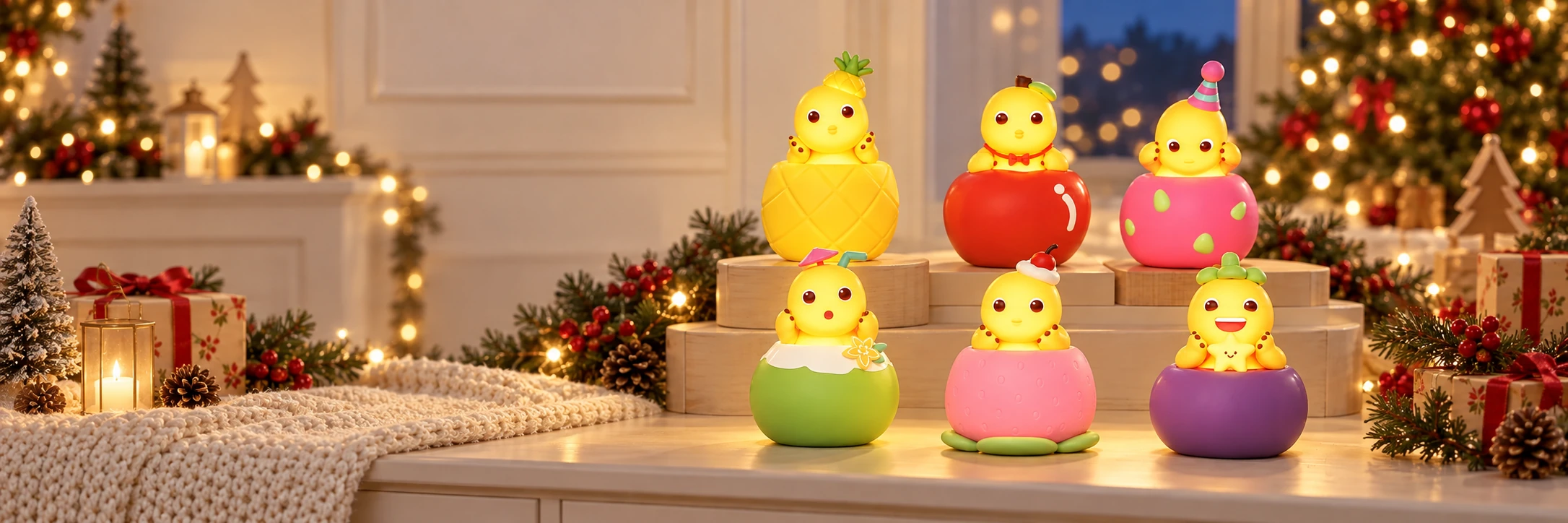 Nailong Colorful Stories Mini Night Light Surprise Box in an application scene