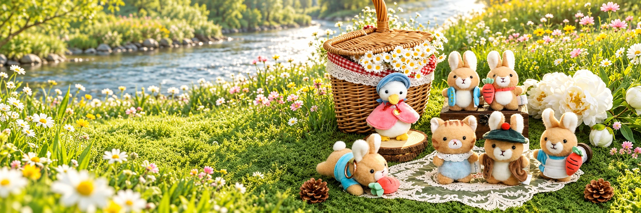 Peter Rabbit Woodland Collection Surprise Box in an application scene