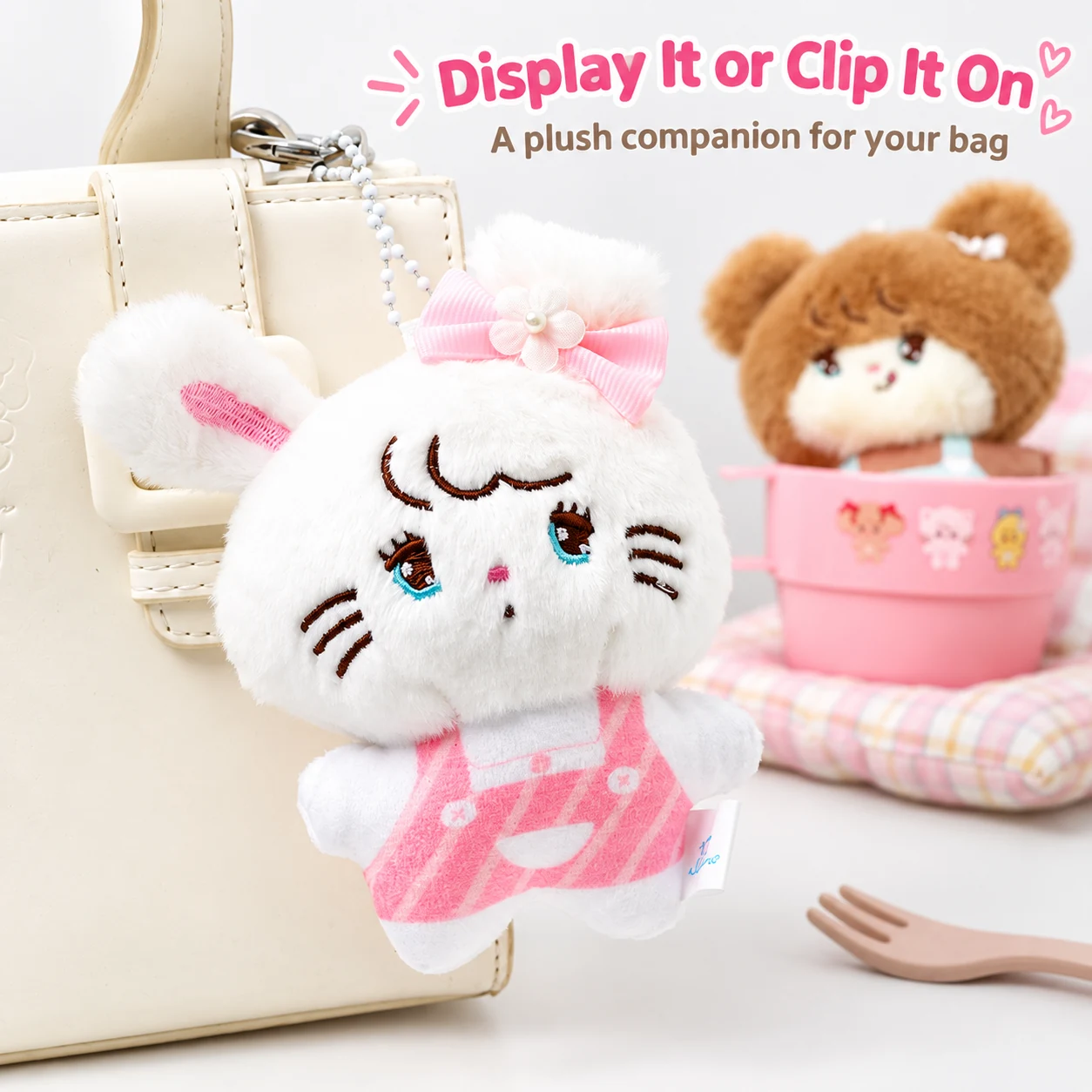 Mikko Sweet Cup Plush Charm Surprise Box use scene