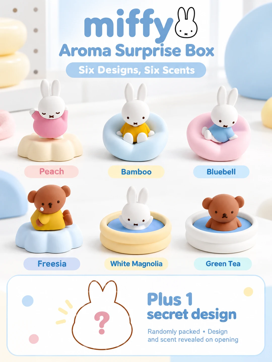 Miffy Aroma Blind Box — Design and fragrance assortment