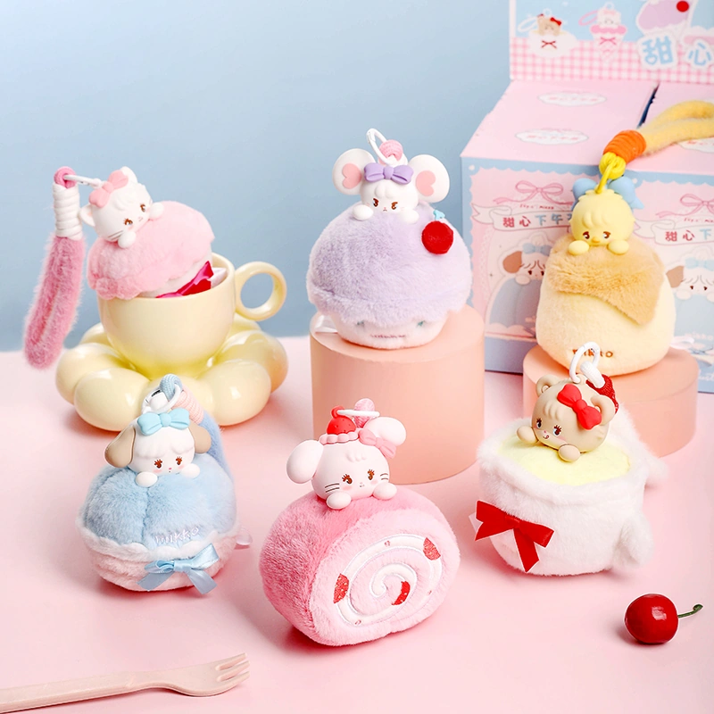 Mikko Sweet Afternoon Tea Scented Plush Charm Blind Box — Six regular scented plush charm designs · Product assortment